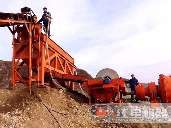 磁選機(jī)現(xiàn)場圖片