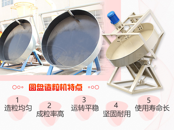 圓盤造粒機設(shè)備性能展示